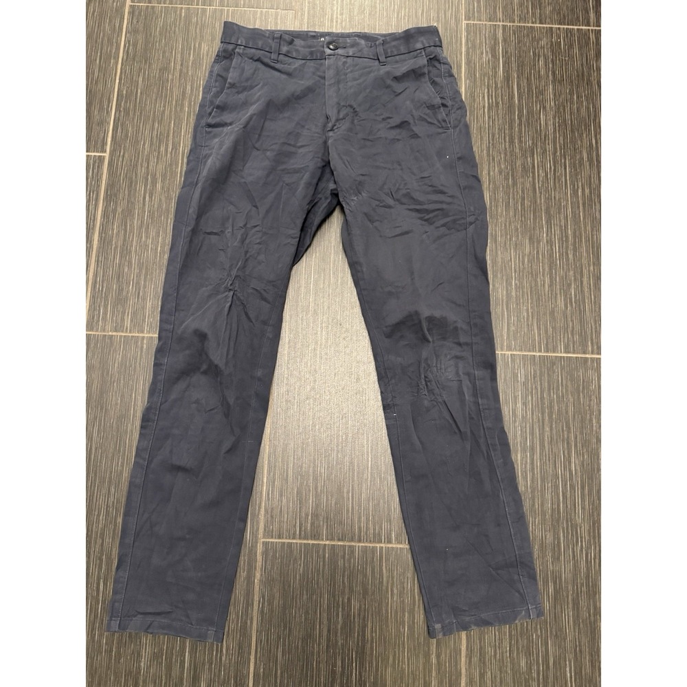 Everlane Mens Uniform Performance Chino Size 30x30 Straight Pant Navy Blue